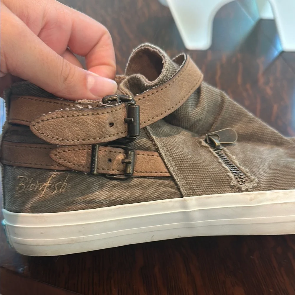 Blowfish Tan High-Top Sneakers